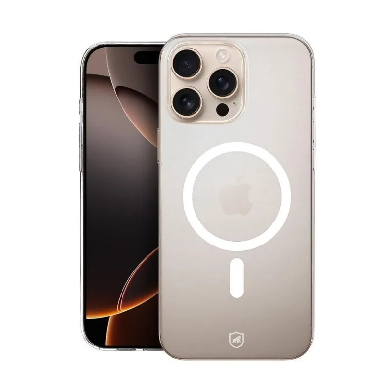Capa para Celular Gshield Compatível com Iphone 16 Pro Proteção Crystal Slim Magsafe Transparente 1 - Gshield - Celular E Smartphone