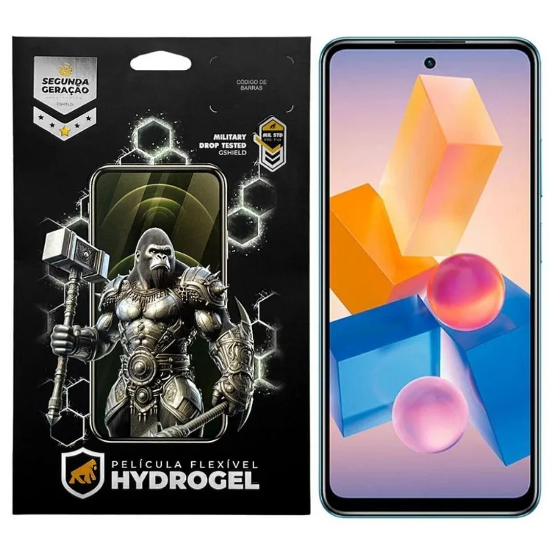 Película Gshield Hydrogel HD para Infinix Hot 40i com Proteção Contra Riscos em Hidro Nano PET + TPU