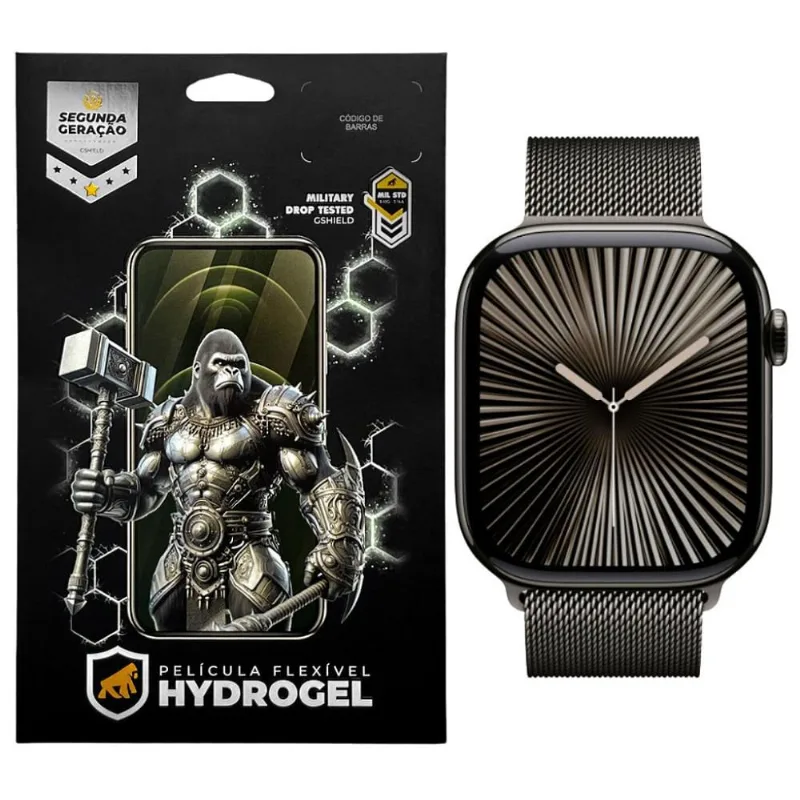 Película para Apple Watch Series 10 46mm - Hydrogel Gamer Fosca - Gshield