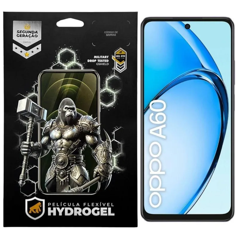 Película de Proteção para Celular Gshield Oppo A60 com Blindagem Hydrogel HD Transparente Hidro Nano - Gshield - Celular E Smartphone