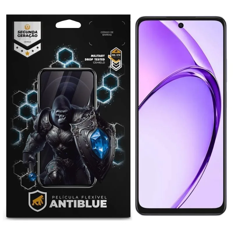 Película Protetora Gshield para Oppo A40 Antiblue Bloqueio de Luz Azul Uv Transparente - Gshield - Câmeras E Drones