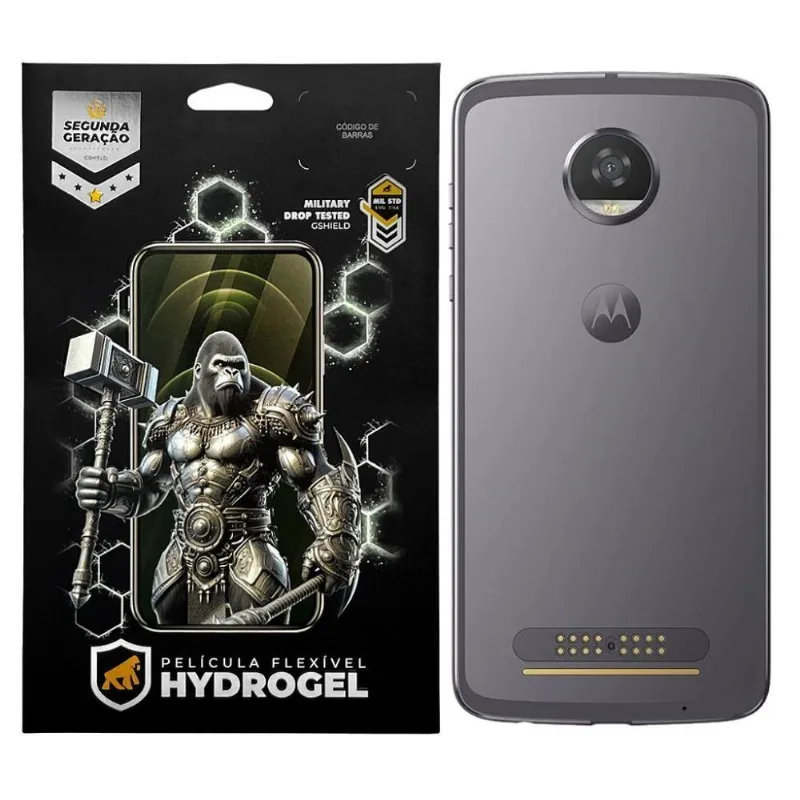 Película Gshield Para Motorola Moto Z2 Play Traseira Hydrogel HD Com Proteção Contra Riscos 1