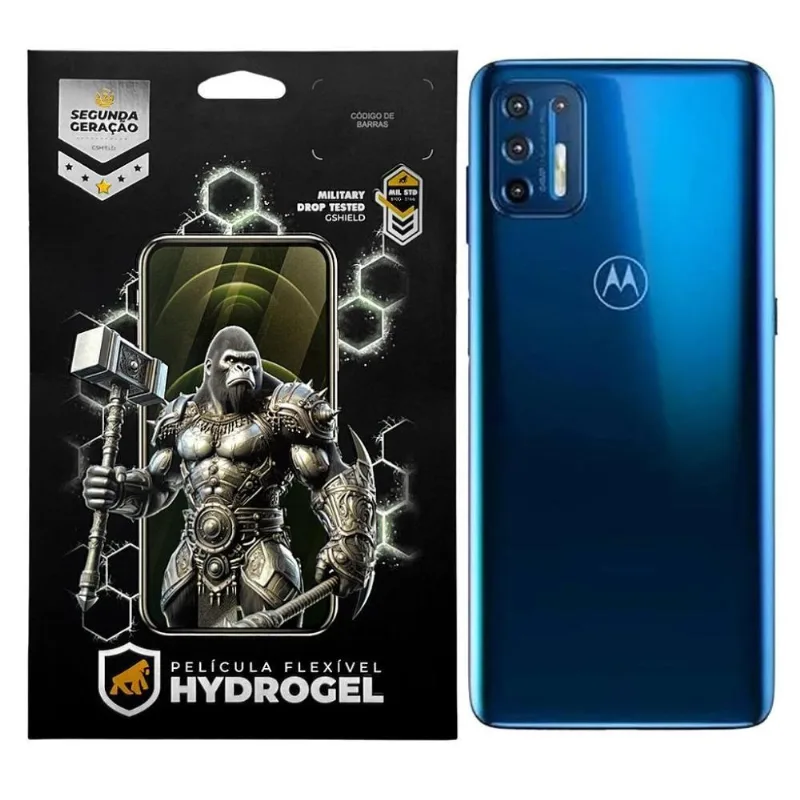 Película Gshield Hydrogel HD para Motorola Moto G9 Plus Traseira com Proteção Transparente 1 Unidade