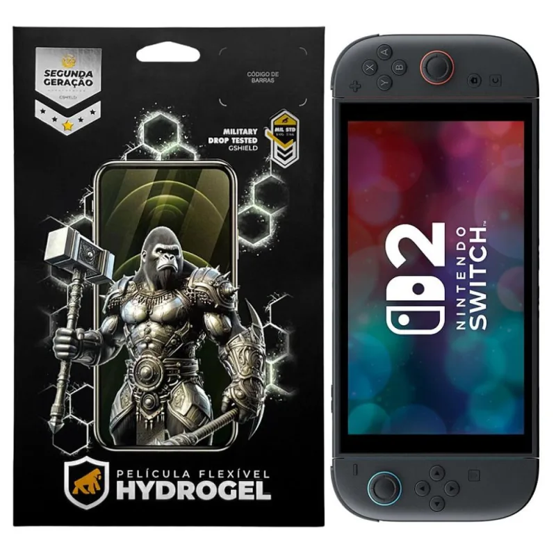 Película para Nintendo Switch 2 - Hydrogel HD - Gshield - Gshield - Celular E Smartphone