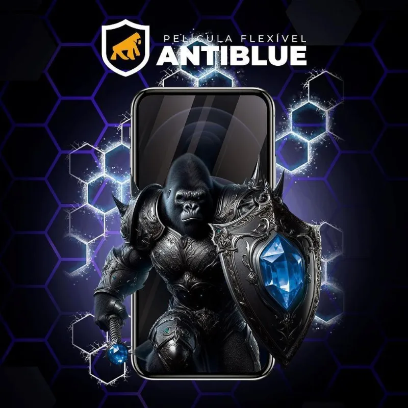 Película Gshield Antiblue Para Motorola Moto Razr 60 5g Com Proteção Anti-blue Light Transparente 1