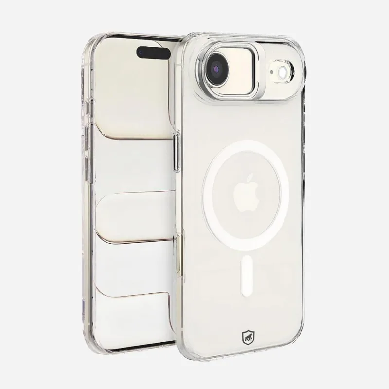 Capa para Iphone Gshield Magsafe Crystal Armor Stand com Proteção Avançada e Suporte Integrado - Gshield - Celular E Smartphone
