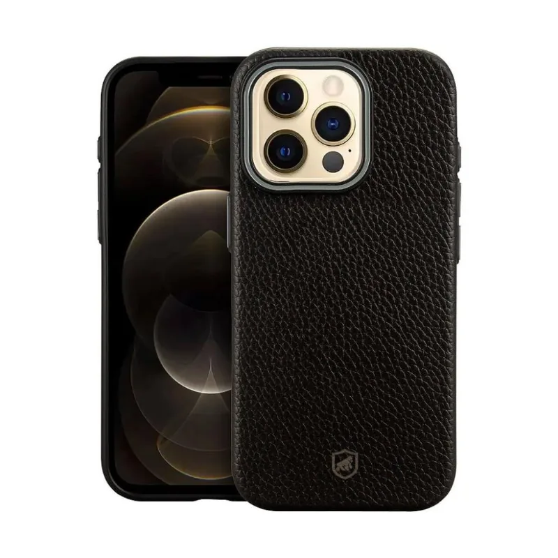 Capa para iPhone 12 Pro Max - Magsafe TechCouro - Preta - Gshield
