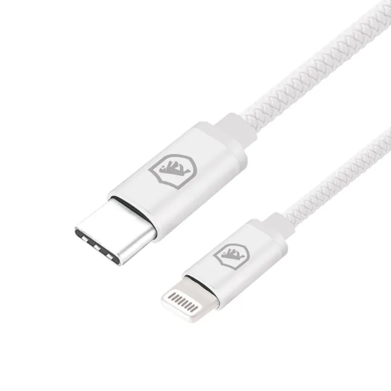 Cabo Symetric - Branco - Lightning / Tipo C - 1,5M - Gshield
