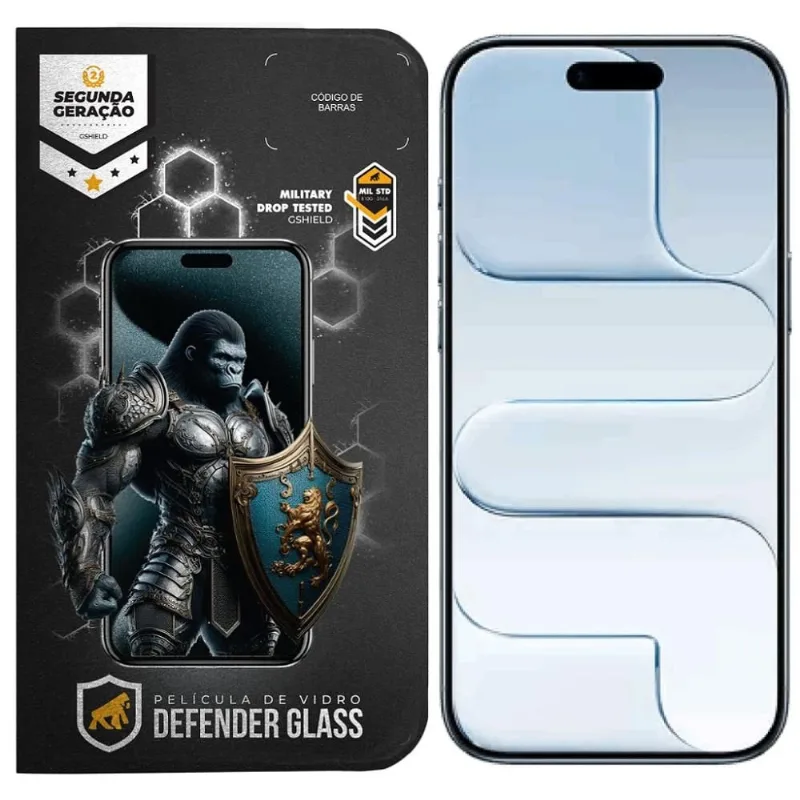 Película para iPhone Air - Defender Glass Preta - Gshield