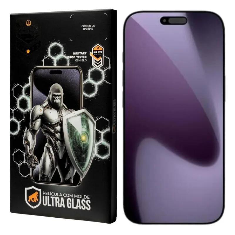 Película Para Iphone 17 Pro - Ultra Glass - Preta - Gshield - Gshield