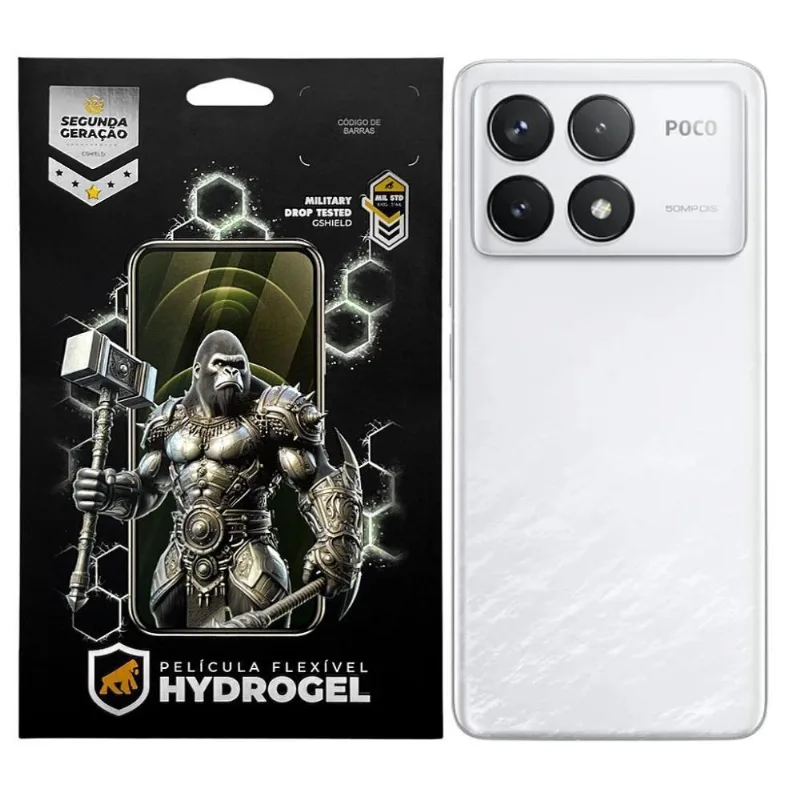 Película Para Xiaomi Poco F6 Pro - Traseira Hydrogel Hd - Gshield