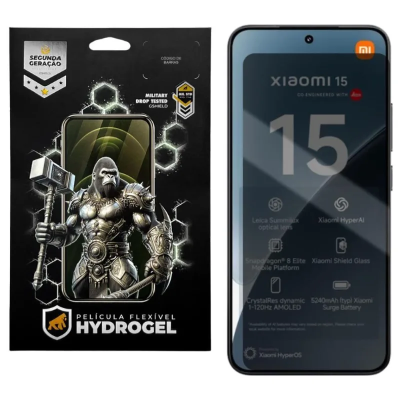 Película Para Xiaomi 15 - Privacidade Hydrogel - Gshield