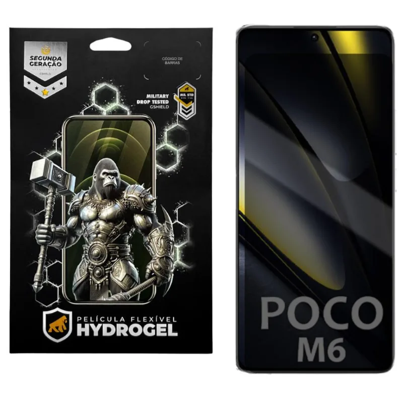 Película para Xiaomi Poco M6 - Privacidade Hydrogel - Gshield