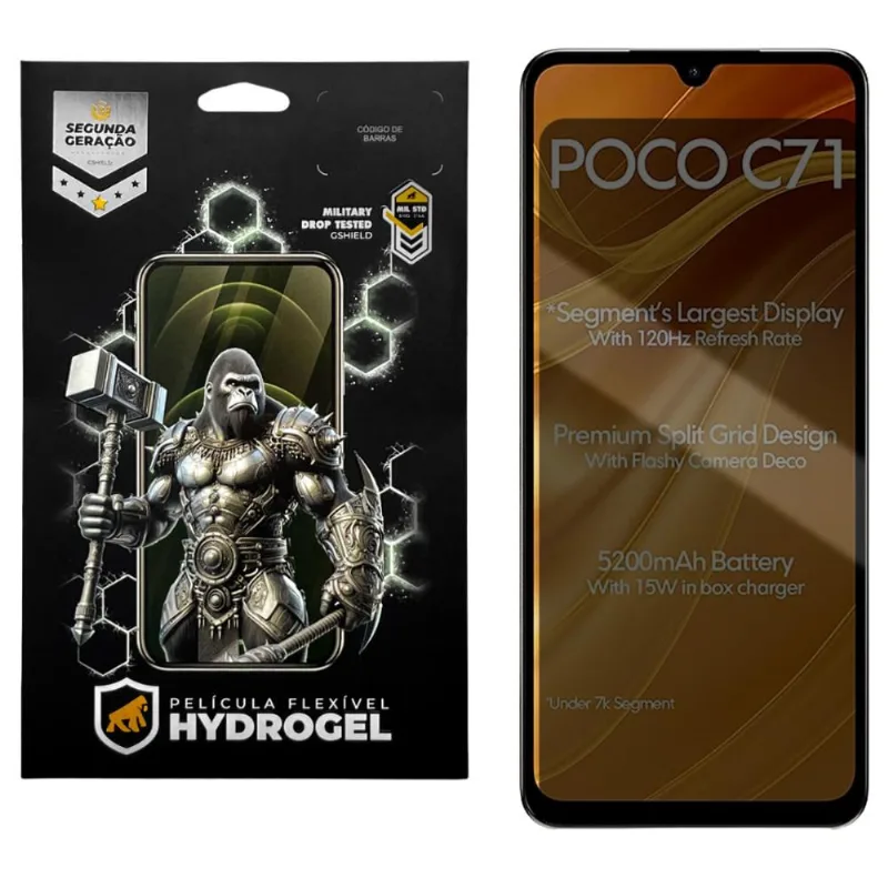 Película para Xiaomi Poco C71 - Privacidade Hydrogel - Gshield