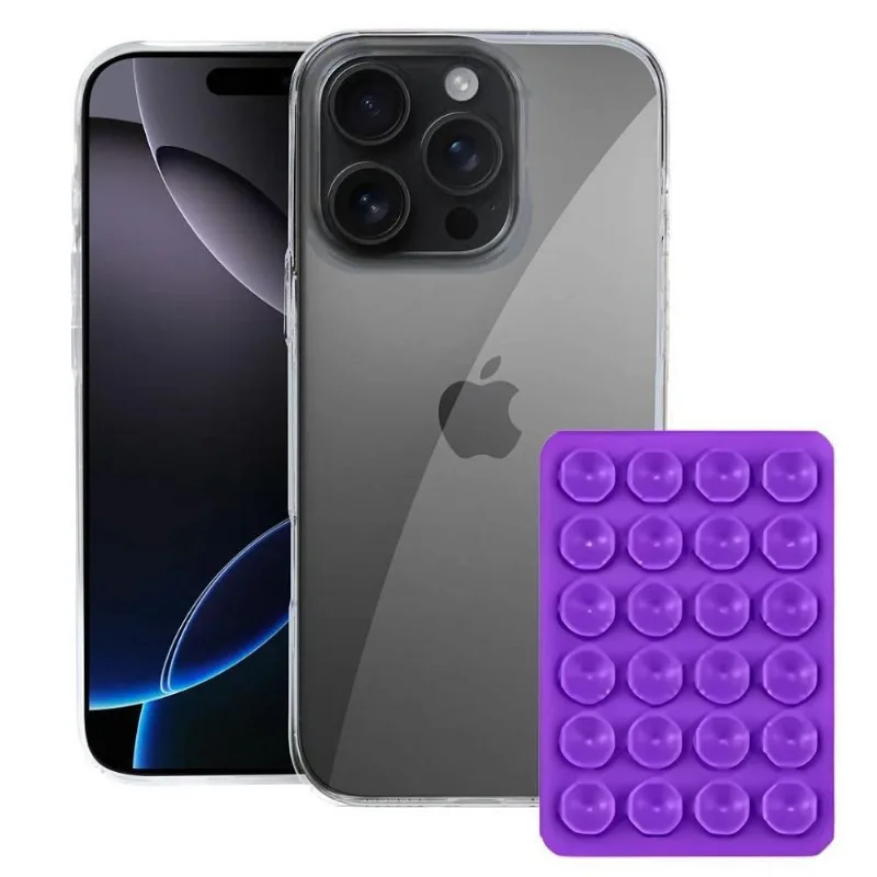 Capa Para iPhone Gshield Crystal Slim Com Proteção Contra Impactos Acrílico Lilás 1 Unidade