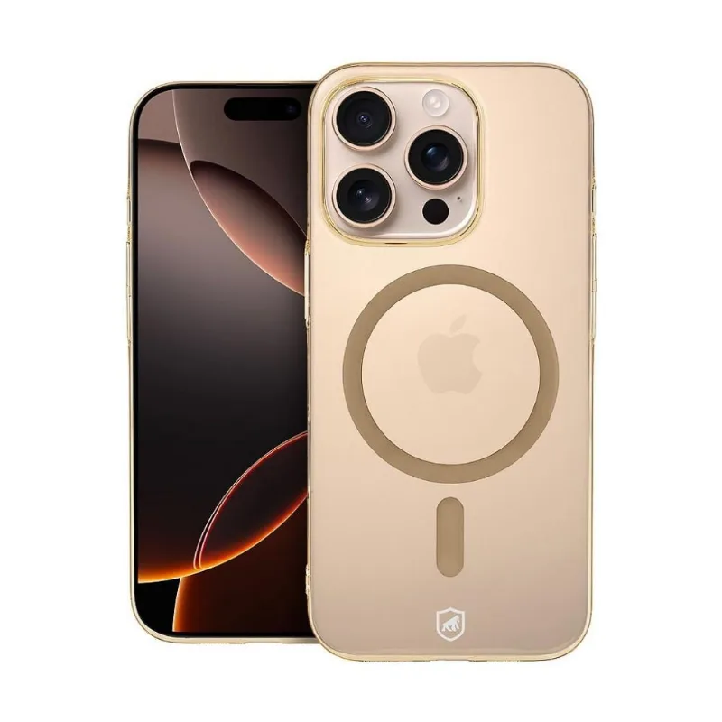 Capa para iPhone 16 Pro - Crystal Slim Magsafe - NÃO AMARELA - Desert - Gshield