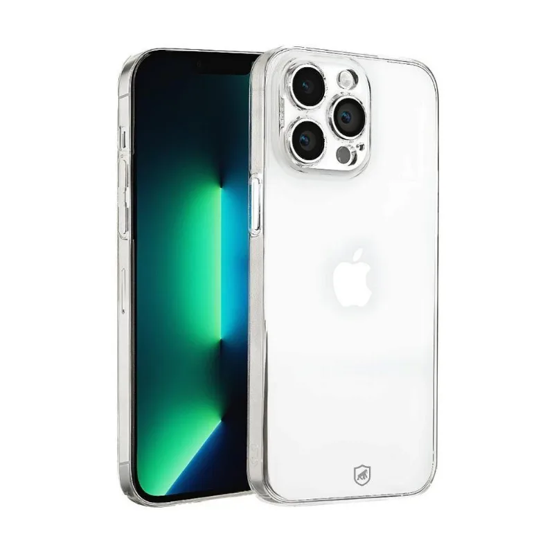 Capa Para Celular Gshield Crystal Slim Para Iphone 13 Pro Max Em Acrílico Transparente