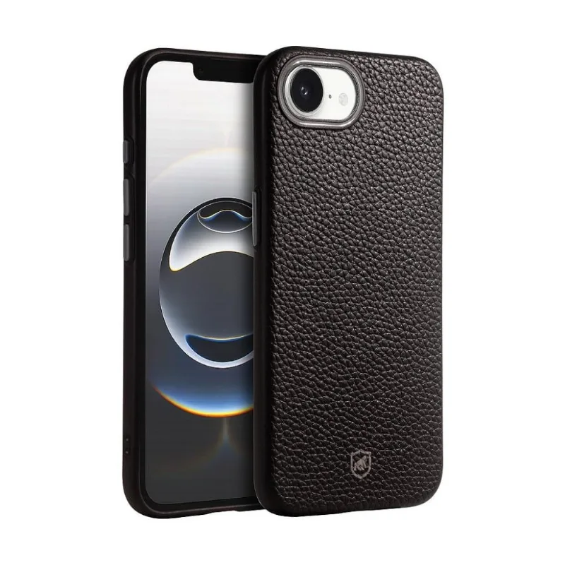 Capa para iPhone 16E - Magsafe TechCouro - Preta - Gshield