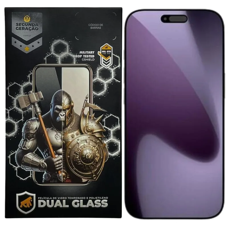 Película para Smartphone Gshield Iphone 17 Pro Proteção Contra Impactos Tecnologia anti-impacto - Gshield - Celular E Smartphone