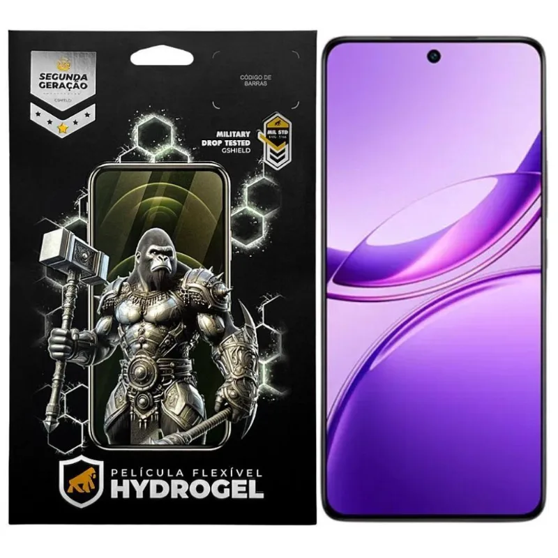 Película Gshield Para Jovi V50 Lite 5G Hydrogel HD Com Proteção Contra Riscos Transparente 1 Unidade - Gshield