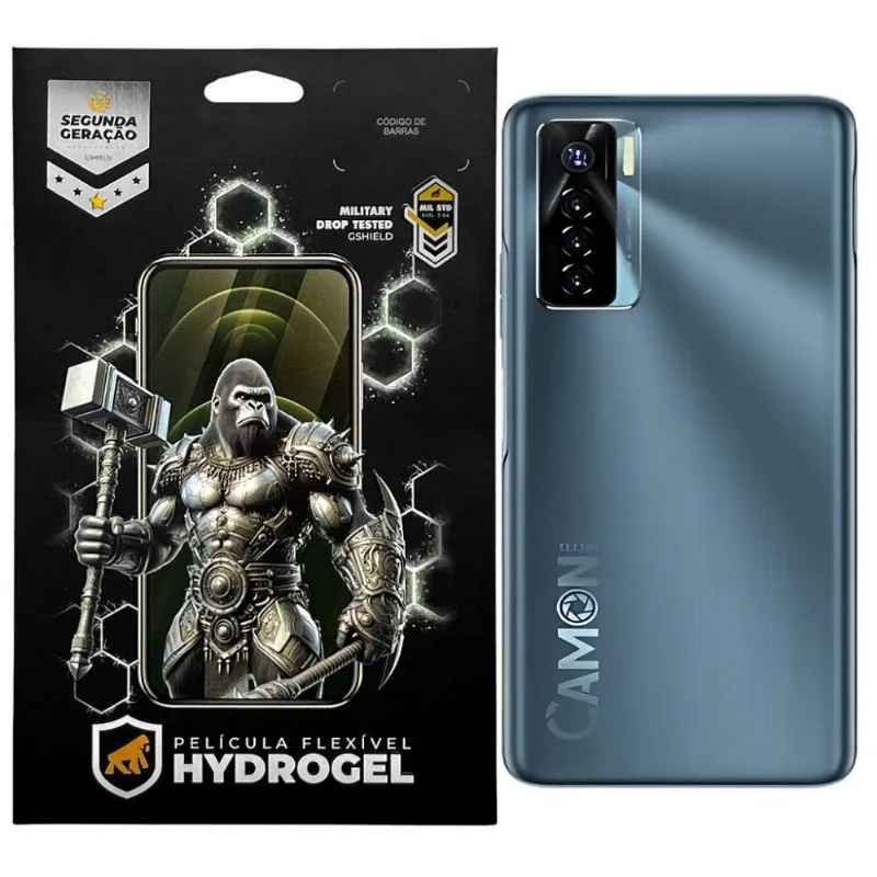 Película Gshield Para Tecno Camon 17 Pro Traseira Hydrogel Hd Transparente 1 Unidade