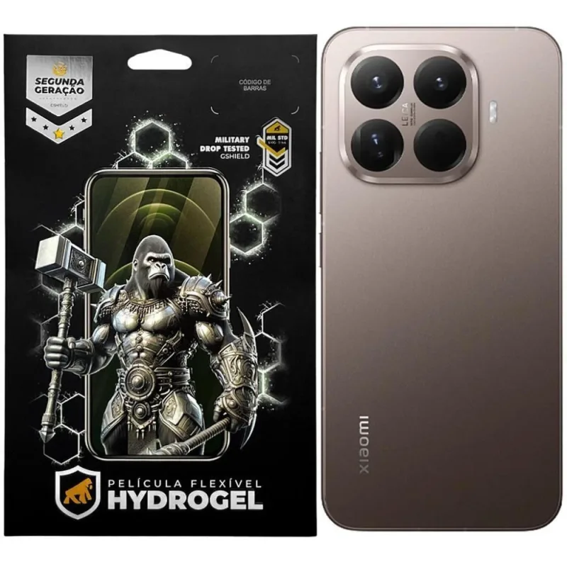 Película Traseira para Celular Gshield Xiaomi 15T Pro Proteção Hydrogel HD Oleofóbica Transparente 1 - Gshield