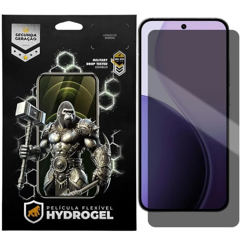 Película de Proteção de Tela Gshield para Oppo Reno14 F 5G Privacidade Hidro Nano Pet TPU Soft Gel - Gshield - Câmeras E Drones