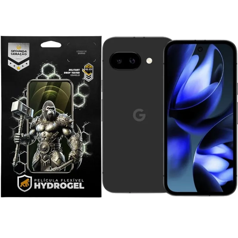 Kit Película Frontal + Traseira para Google Pixel 9a - Proteção Completa - Gshield