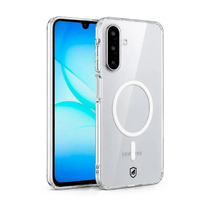 Capa case capinha para Samsung Galaxy A17 - Crystal Slim Magsafe - NÃO AMARELA - Transparente - Gshield