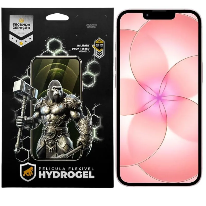 Película Gshield Hydrogel HD para iPhone 17e com Proteção Contra Riscos em Hidro Nano PET