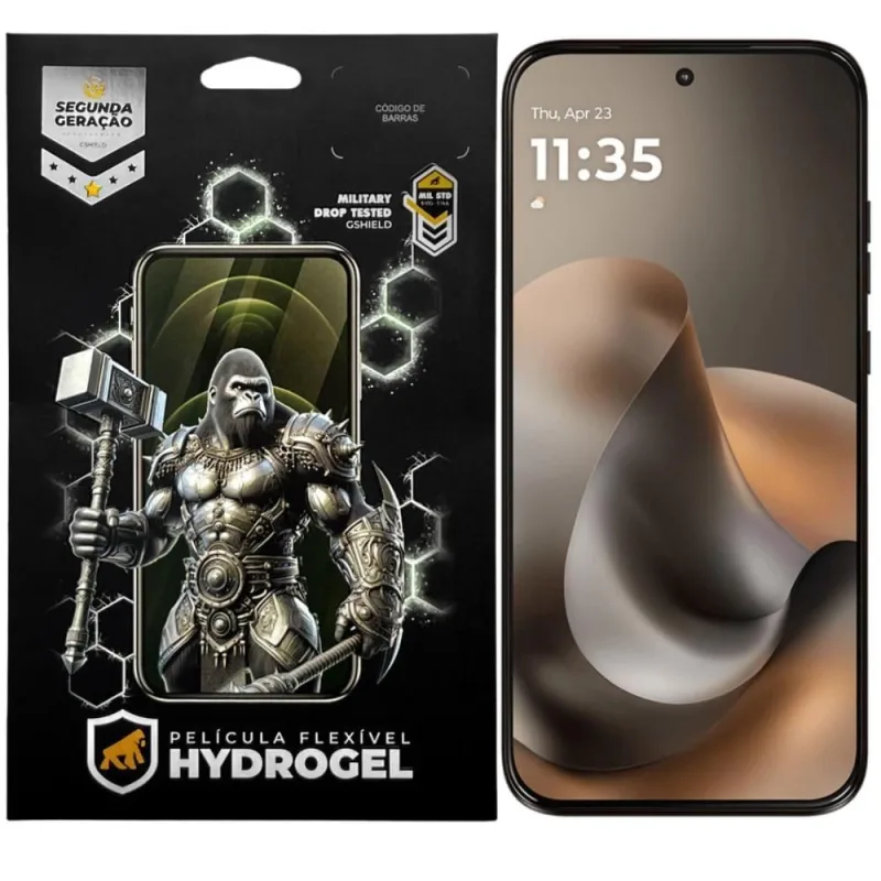 Película Gshield para Motorola Moto G77 5G Hydrogel Hd com Revestimento Oleofóbico e Alta - Gshield - Câmeras E Drones