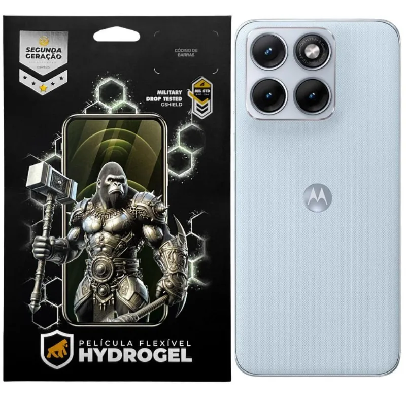 Película Gshield Para Motorola Moto Edge 70 Fusion Traseira Hydrogel HD Transparente 1 Unidade