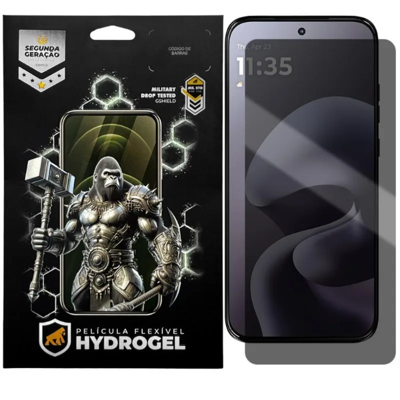 Película De Proteção Gshield Para Motorola Moto G67 5g Privacidade Hydrogel Transparente 1 Unidade