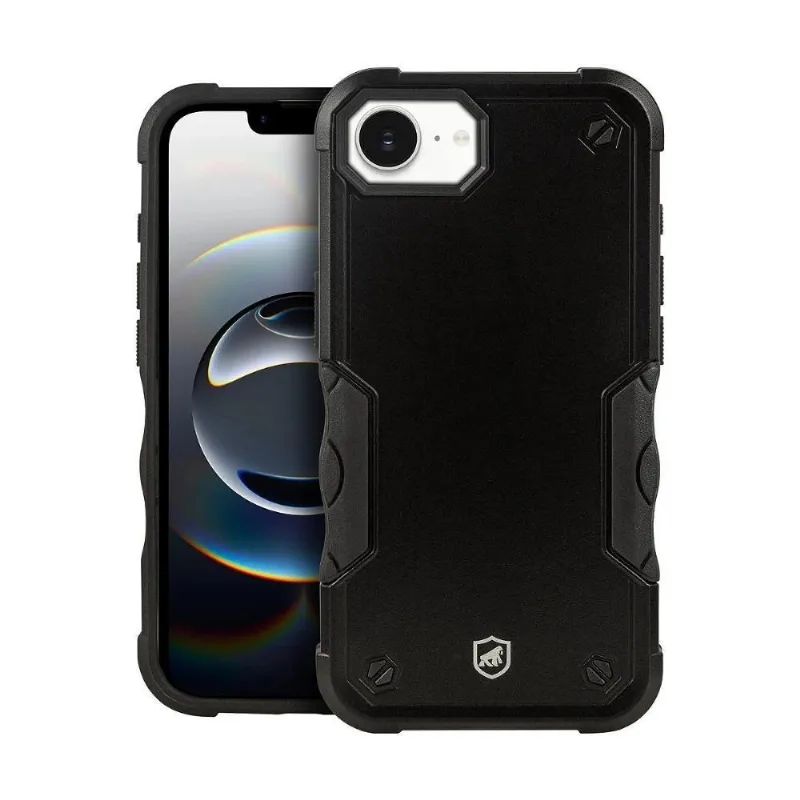 Capa Para Celular Gshield Armorgear Para Iphone 17e Proteção Contra Impactos Polipropileno Preto 1