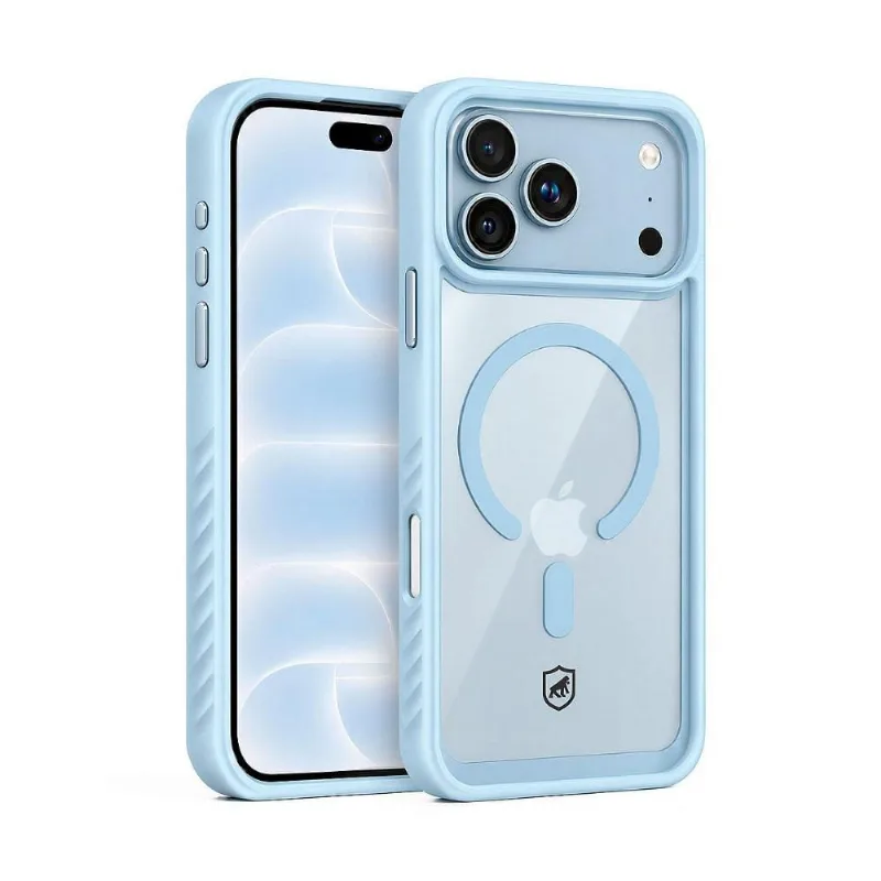 Capa para iPhone 17 Pro Max/18 Pro Max - Wave Light Blue - Gshield