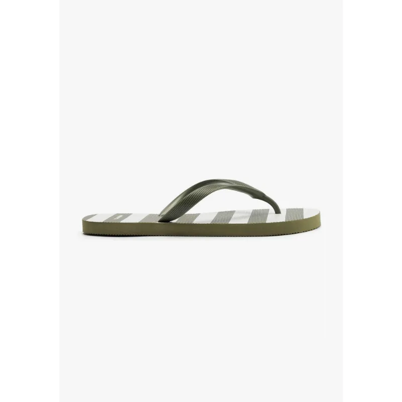 Chinelo de Dedo Masculino Listras - Verde 044