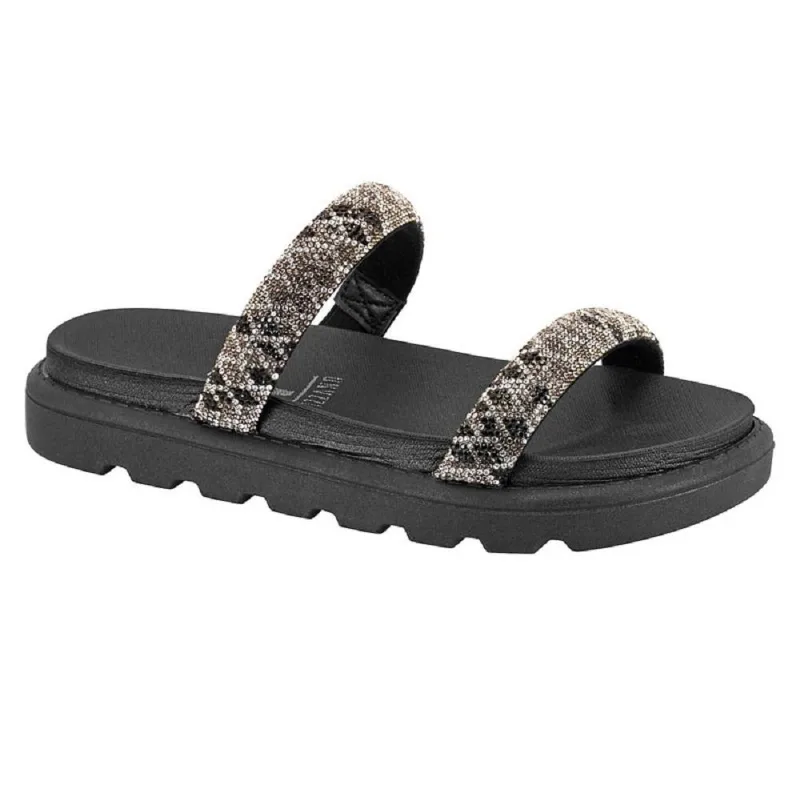 Papete Vizzano Tira Pronta Venezza Ref 6459.110.28509 Preto/prata 034