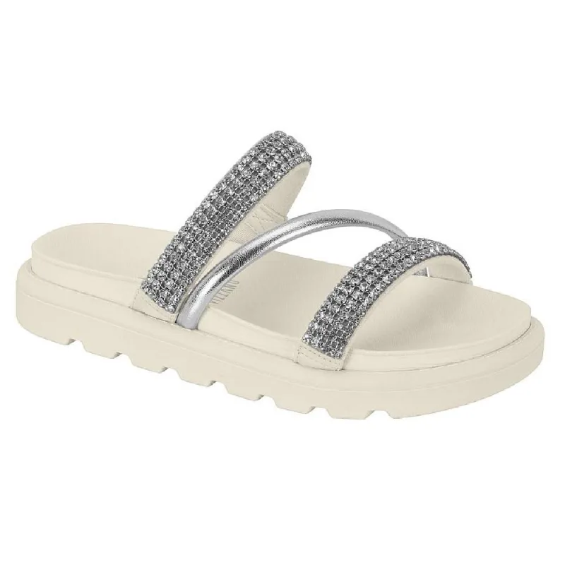 Papete Vizzano Strass Ref 6459.133.28506 Branco/prata 36