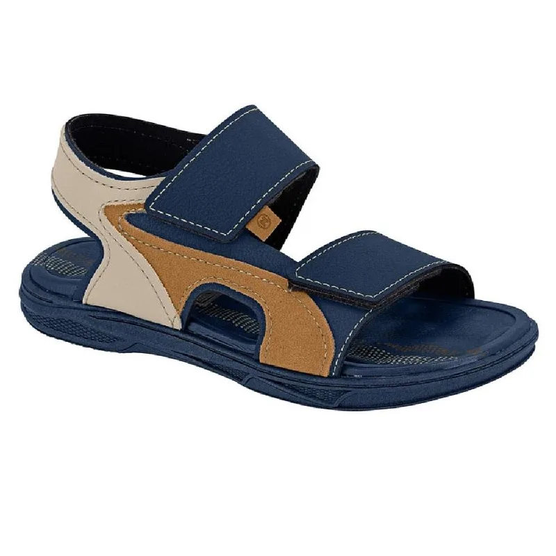 Sandalia Molekinho Camurca Ref 2402.745.17063 Marinho/bege 32