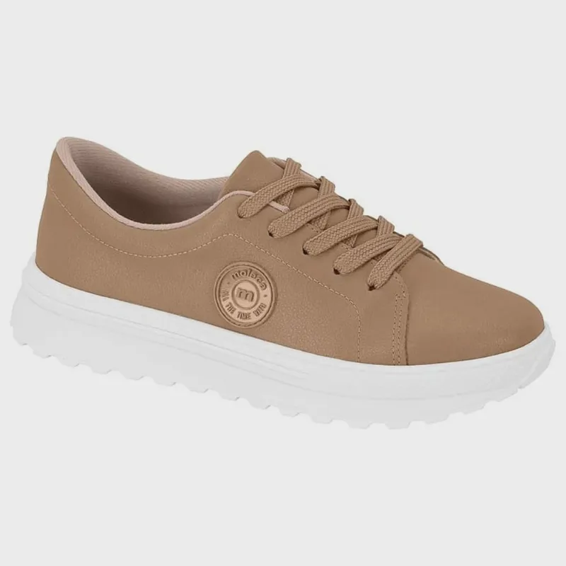 Tênis Casual Feminino Napa Nude Moleca 5809.100