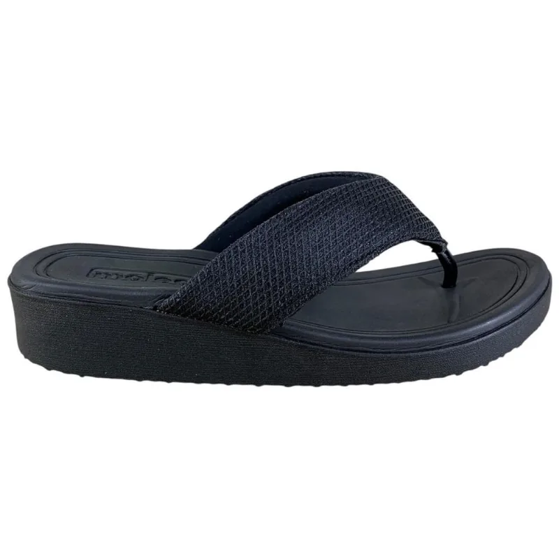 Tamanco Chinelo Feminino Moleca Anabela Confortável