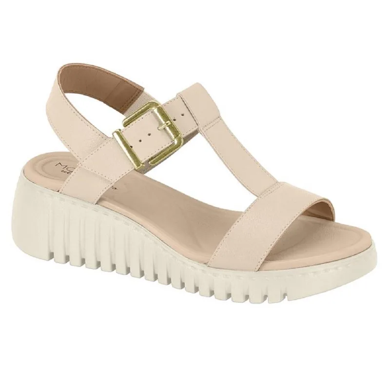 Sandalia Modare Plataforma Ref 7197.103.21736 Creme 037