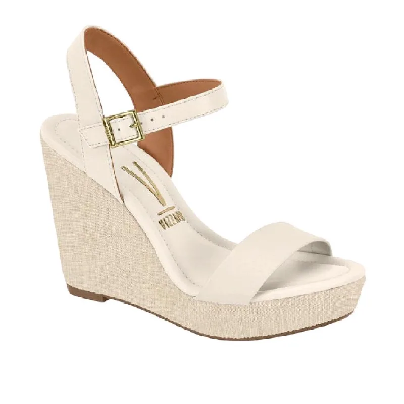 Sandalia Vizzano Plataforma Alta Ref 6283.2000.27022 Branco Off/natural 036