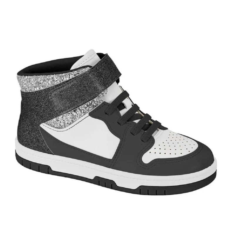 Tênis Molekinha Ref 2562.109.28594 Branco/preto/prata 027