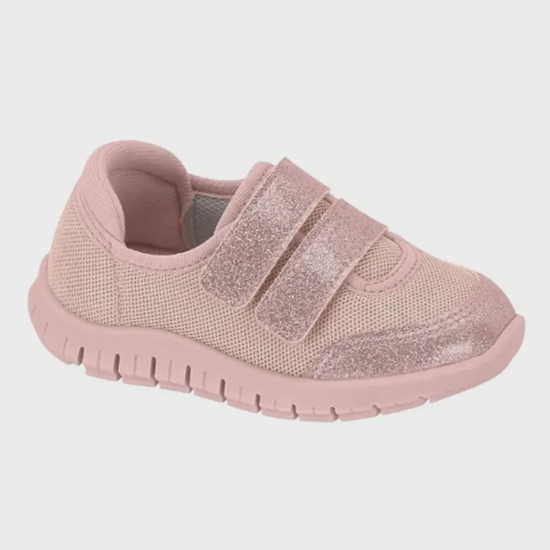 Molekinha Tenis Nylon Rosa