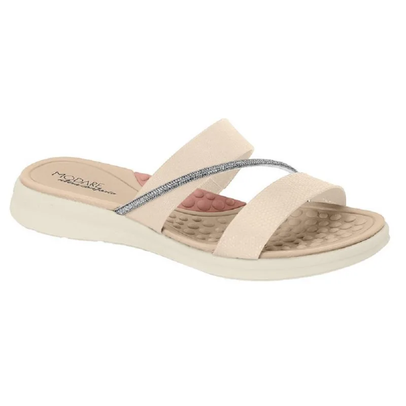 Tamanco Modare Ref 7174.115.28782 Creme/branco/cristal 035
