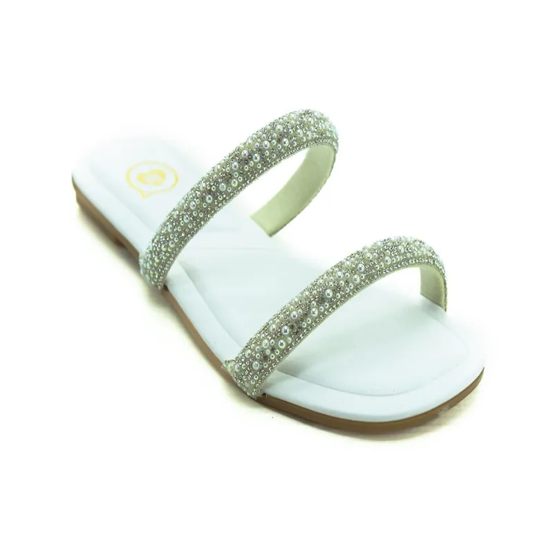 Chinelo Infantil Menina Molekinha 2354.108 - Branco