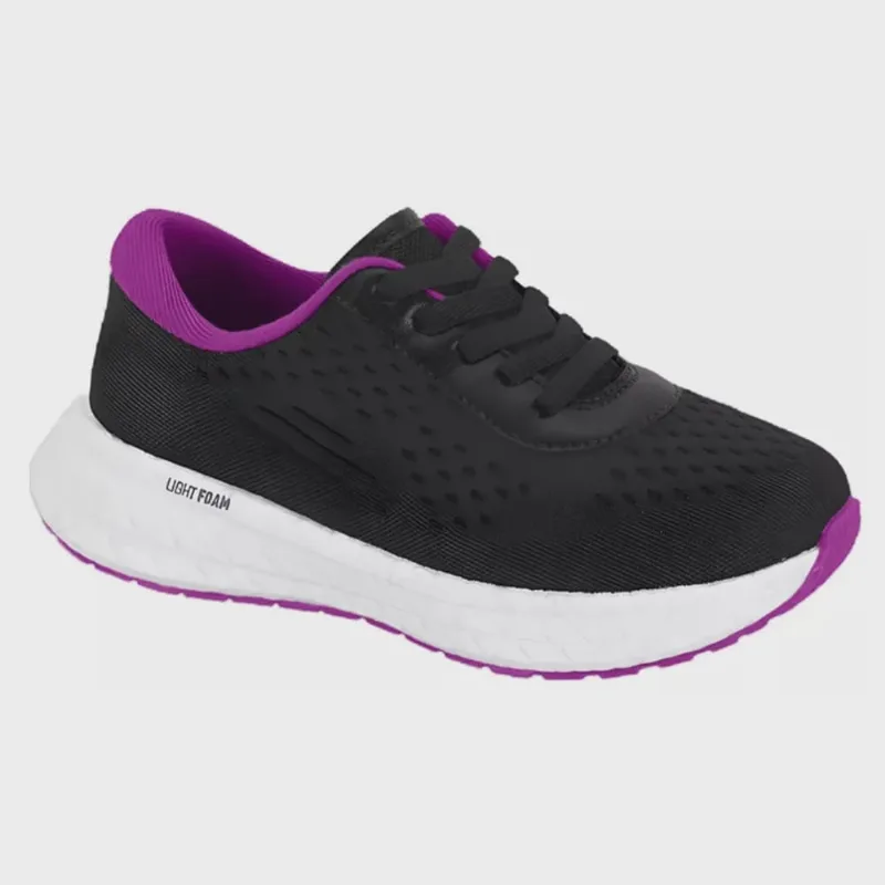Molekinha Tenis Light Foam Preto