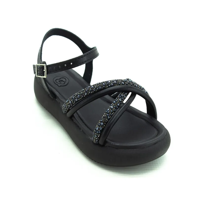 Sandália Infantil Menina Molekinha 2359.102 - Preto