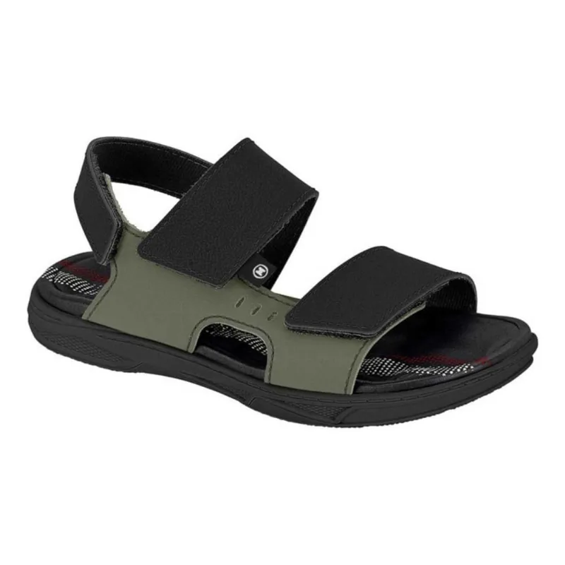 Sandália Papete Infantil Molekinho Menino Velcro 2402.744